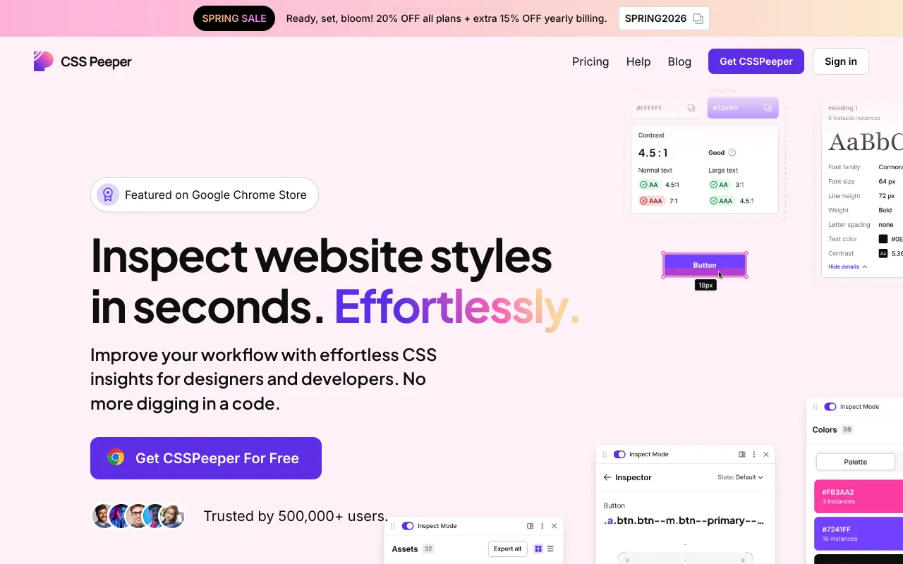 CSS Peeper | SiteSee