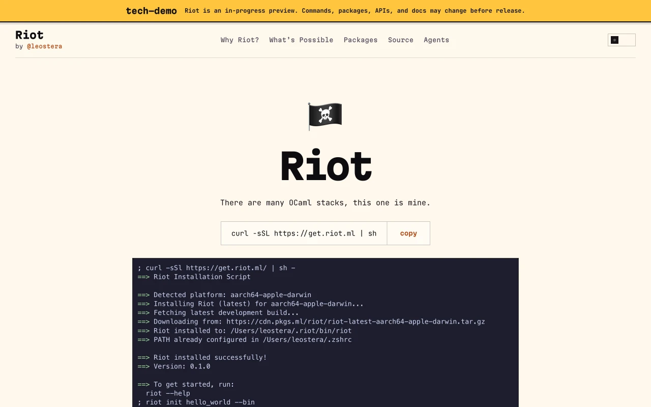 Riot | SiteSee